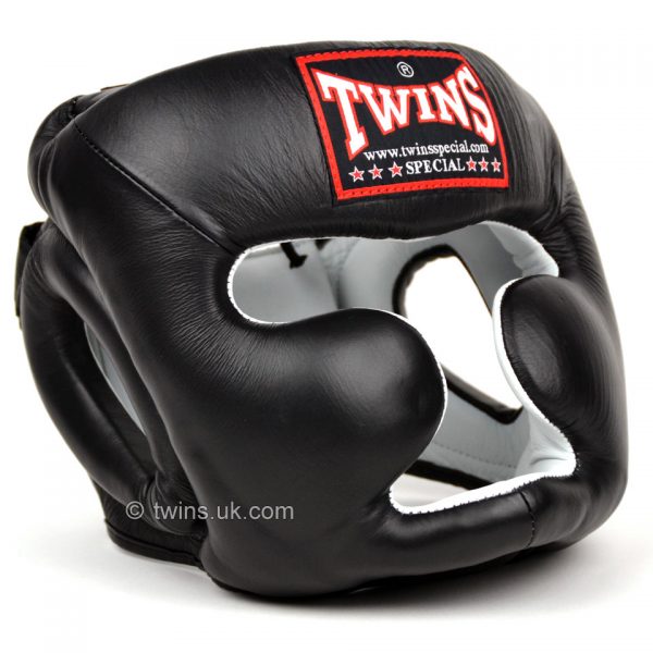 Twins Black Sparring Headguard