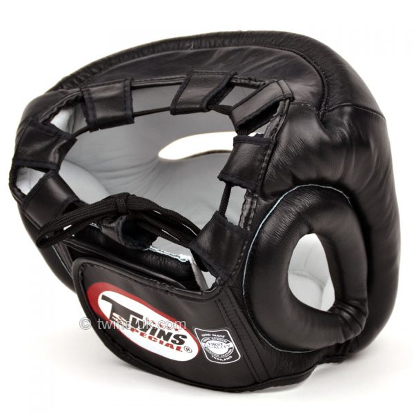 Twins Black Sparring Headguard - Image 3