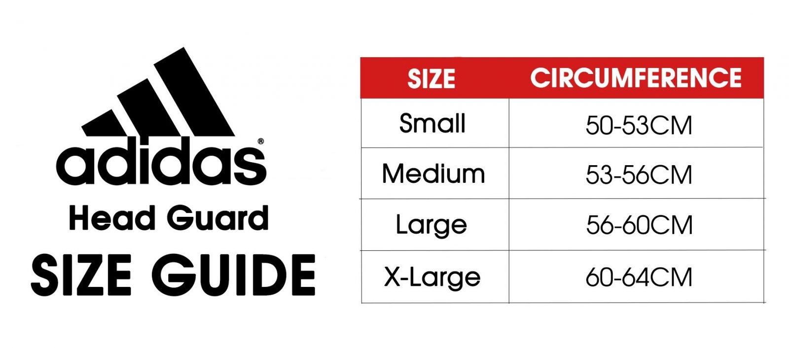 adidas groin guard size chart